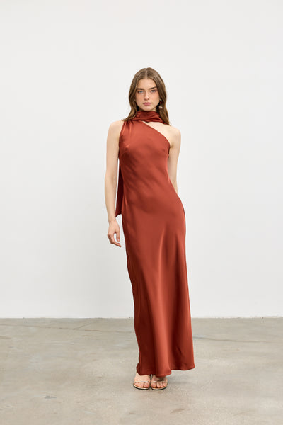 Ellie dress | Rust