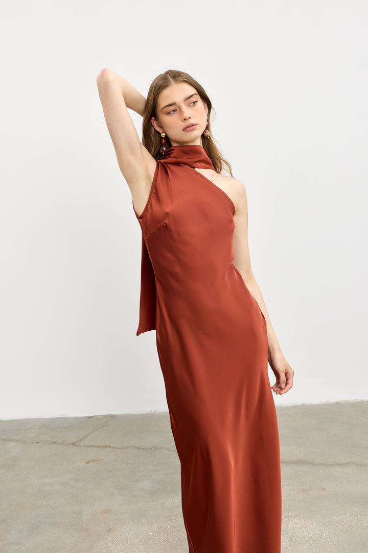 Ellie dress | Rust