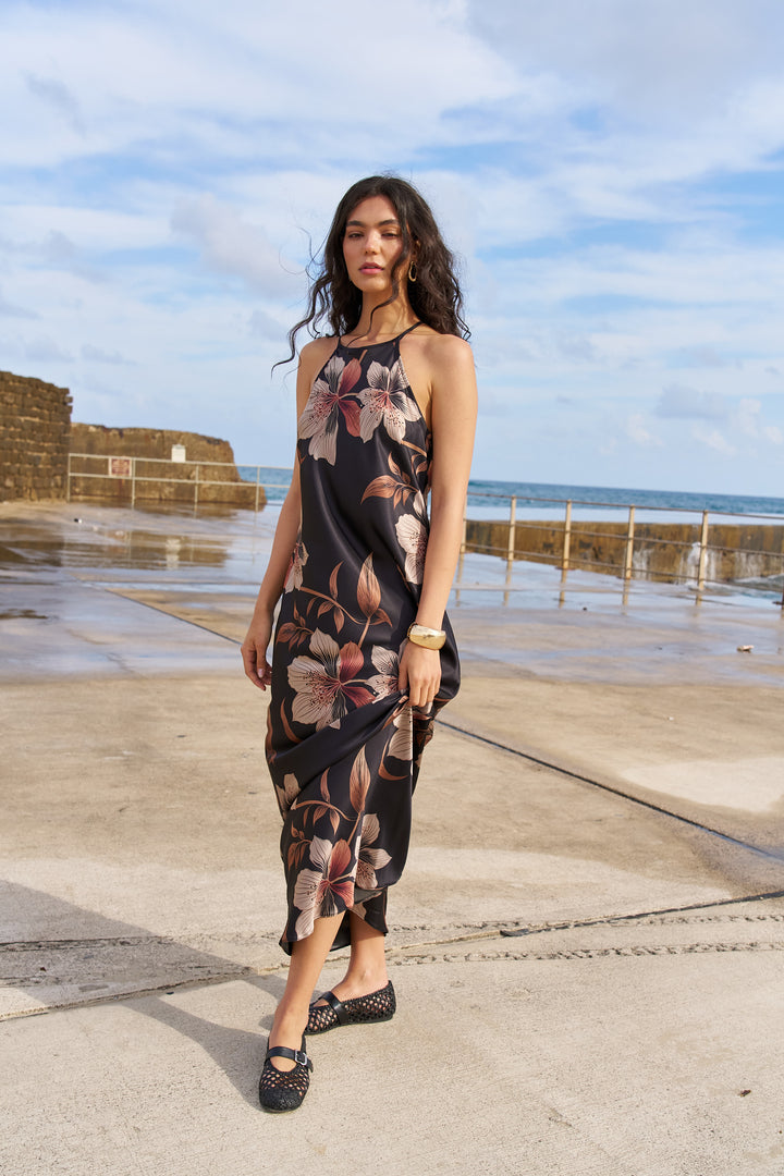 Emma evening dress | Flowers