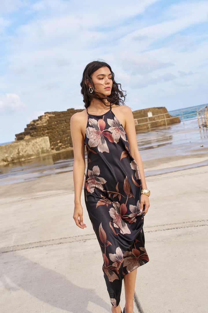 Emma evening dress | Flowers