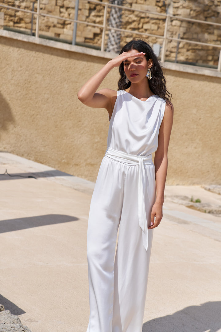 Helen jumpsuit | White