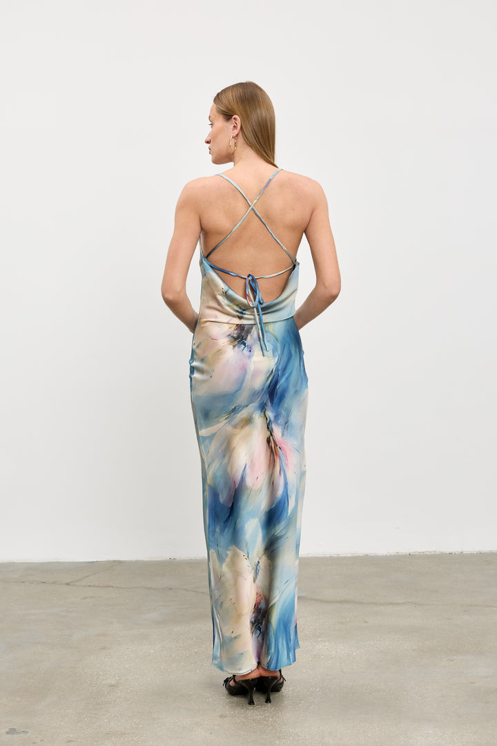 Annabel slip dress | Spring blue