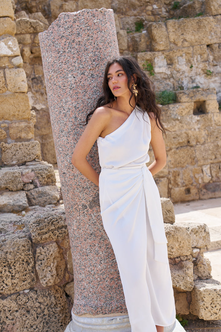 Amy wrap skirt | White