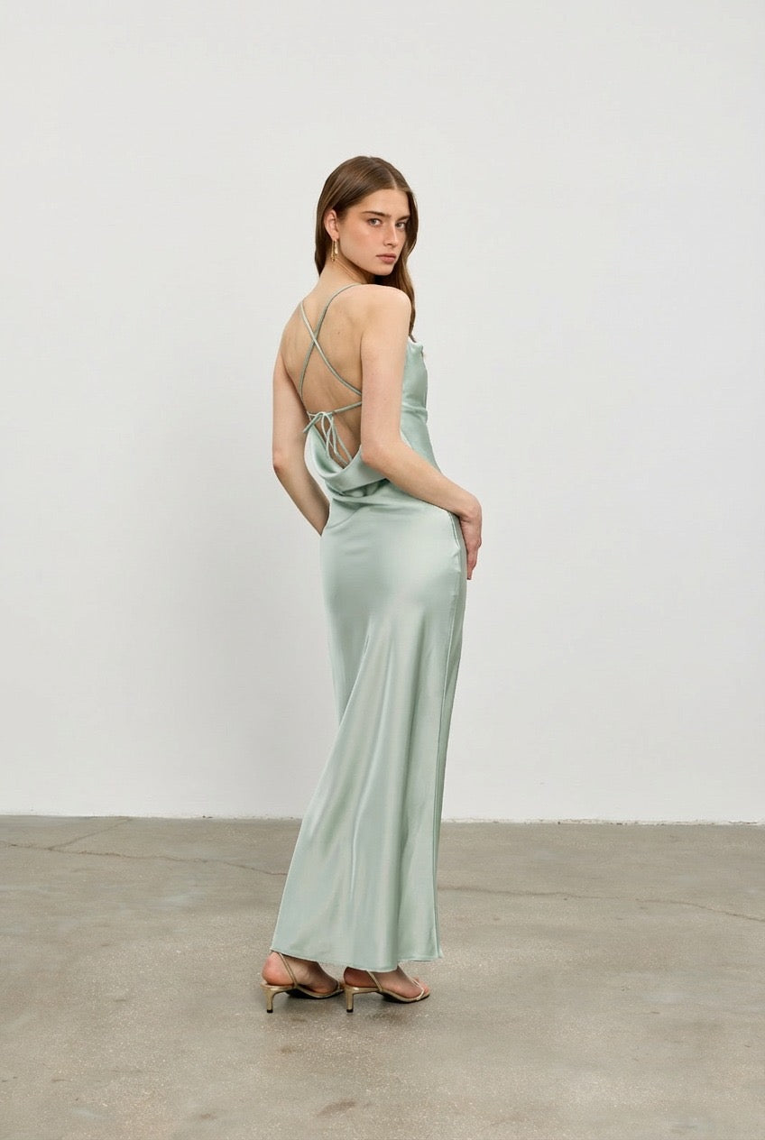 Annabel slip dress | Mint
