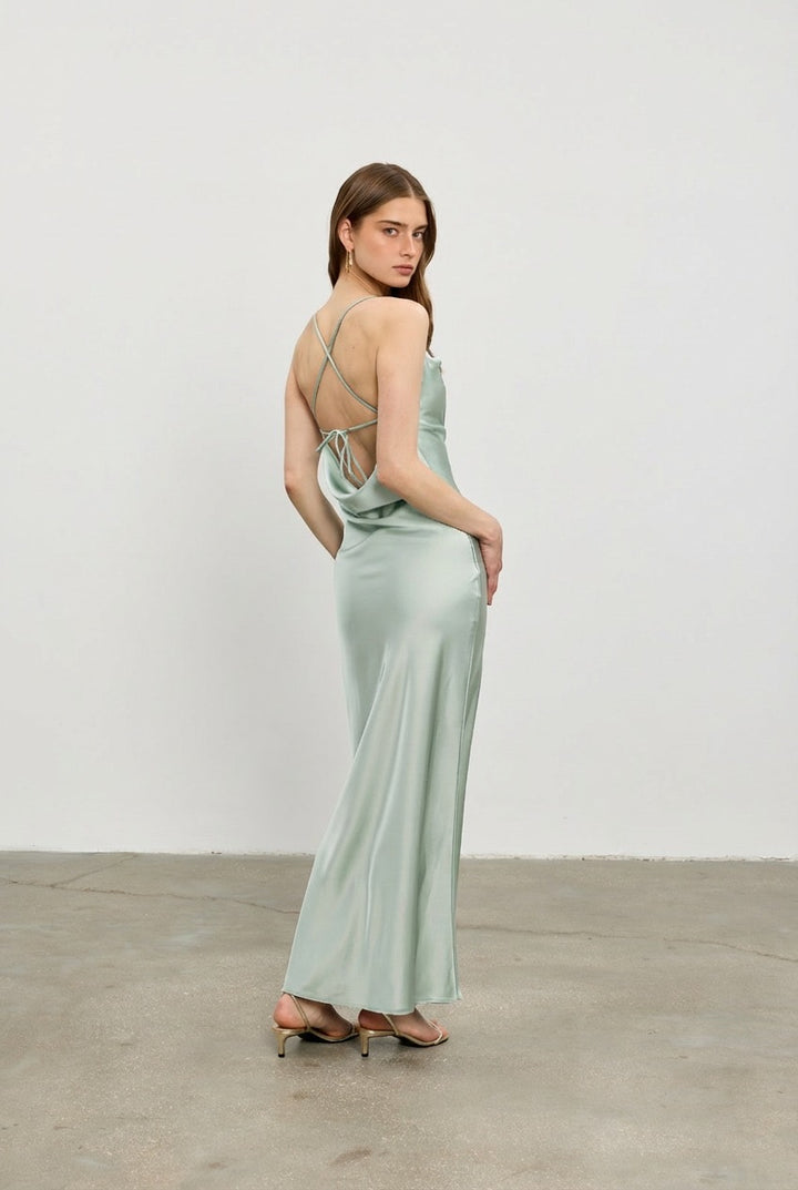 Annabel slip dress | Mint
