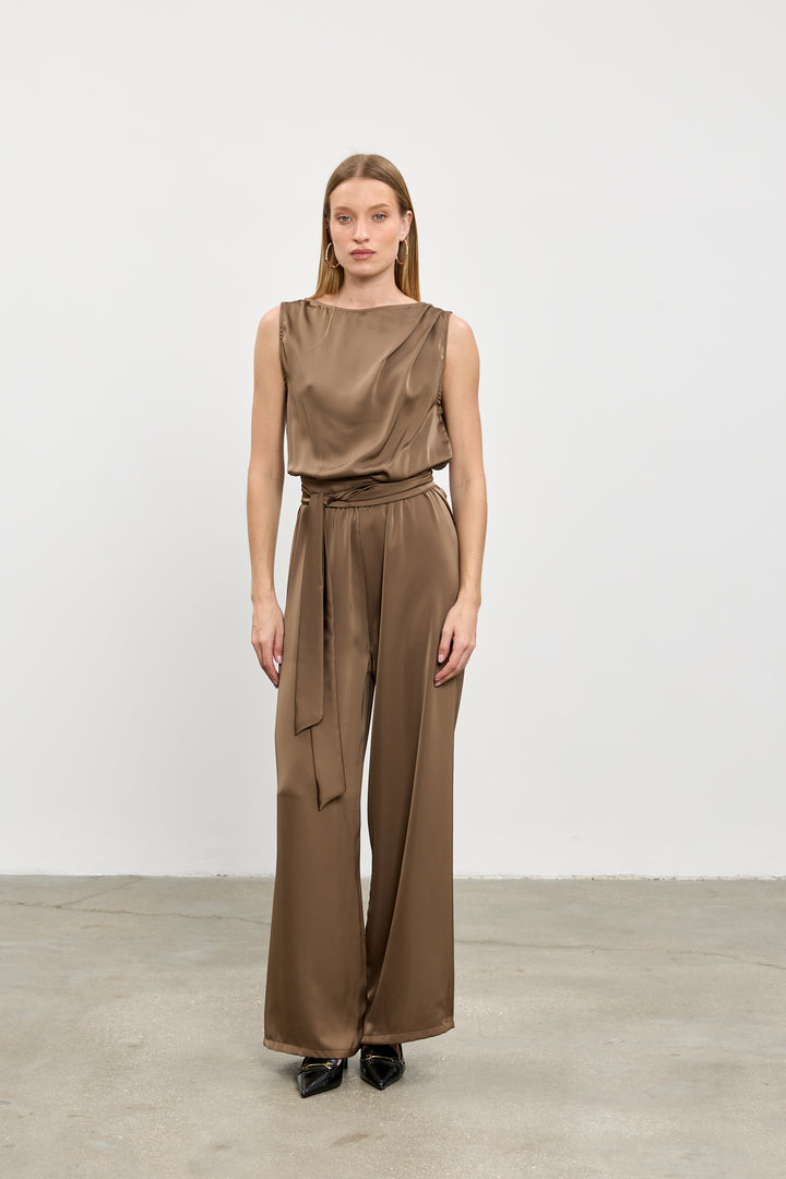 Helen jumpsuit | Coffe