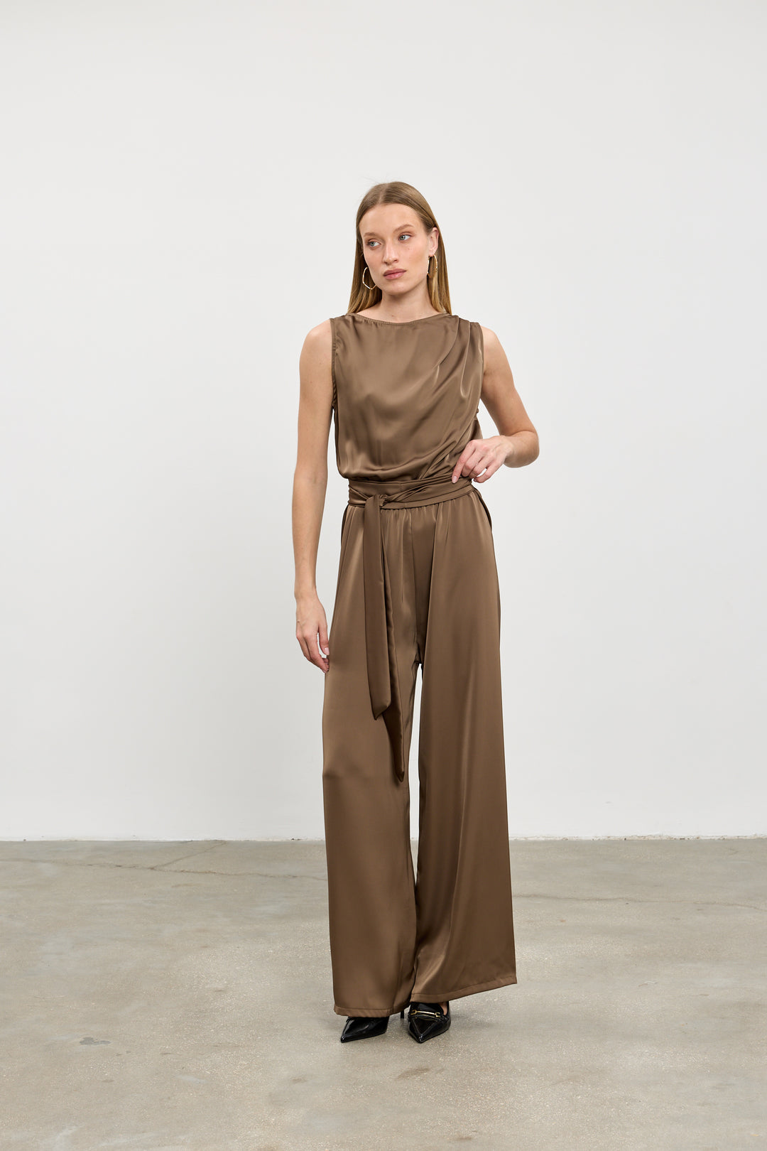 Helen jumpsuit | Coffe