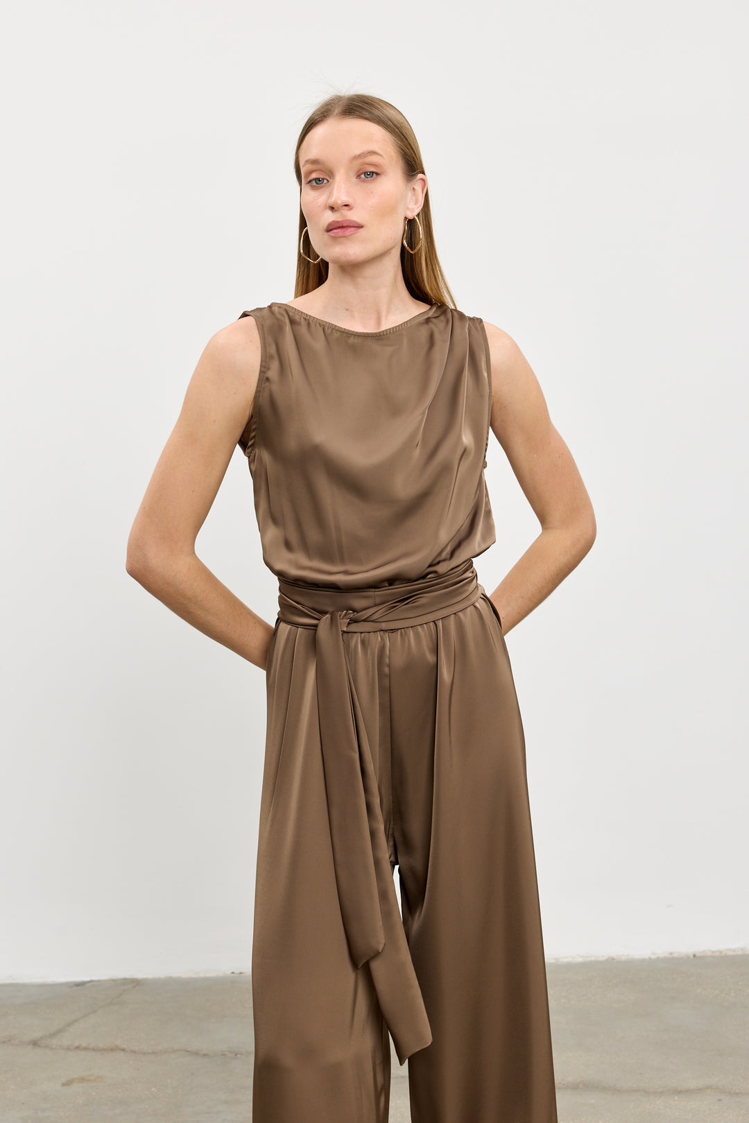 Helen jumpsuit | Coffe