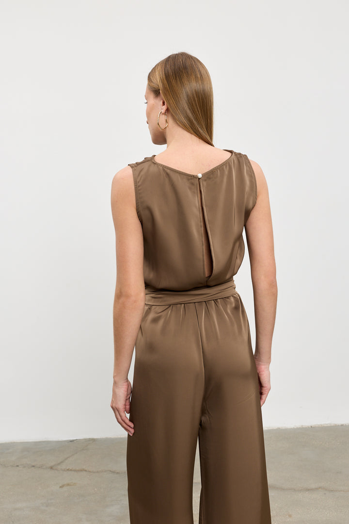 Helen jumpsuit | Coffe