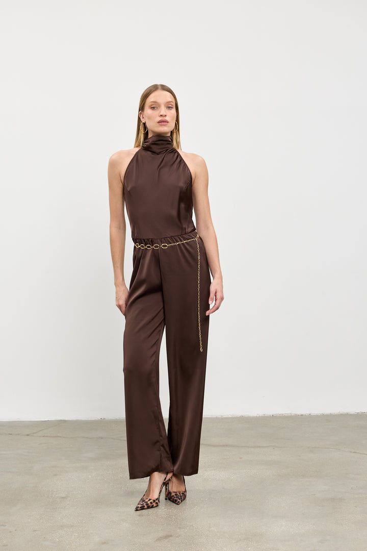 Lily Jumpsuit | Dark Chocolat