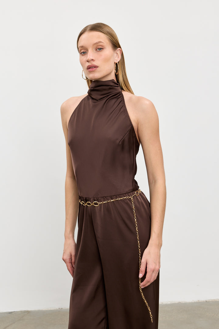 Lily Jumpsuit | Dark Chocolat