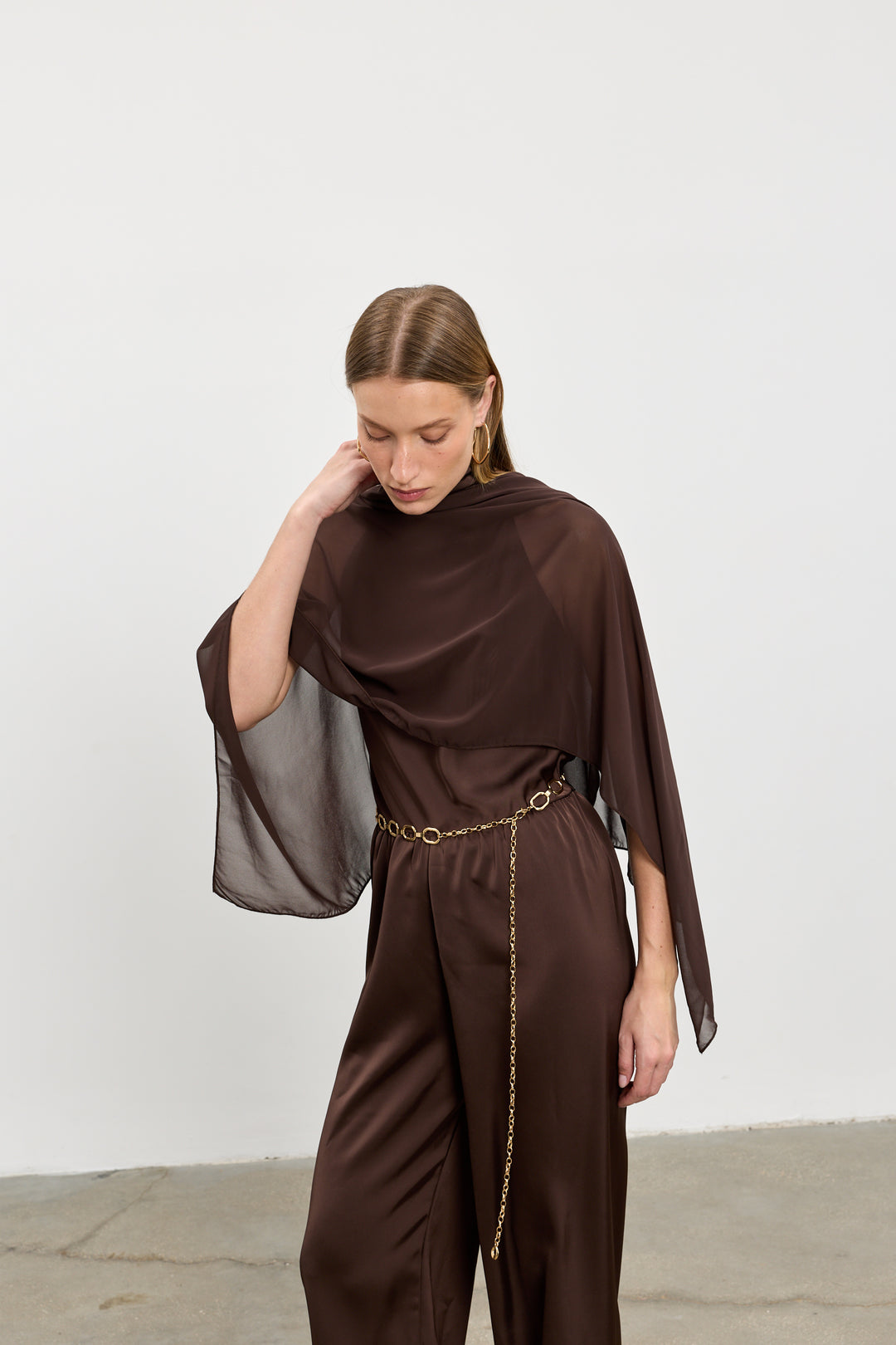 Chiffon scarf | Chocoalt