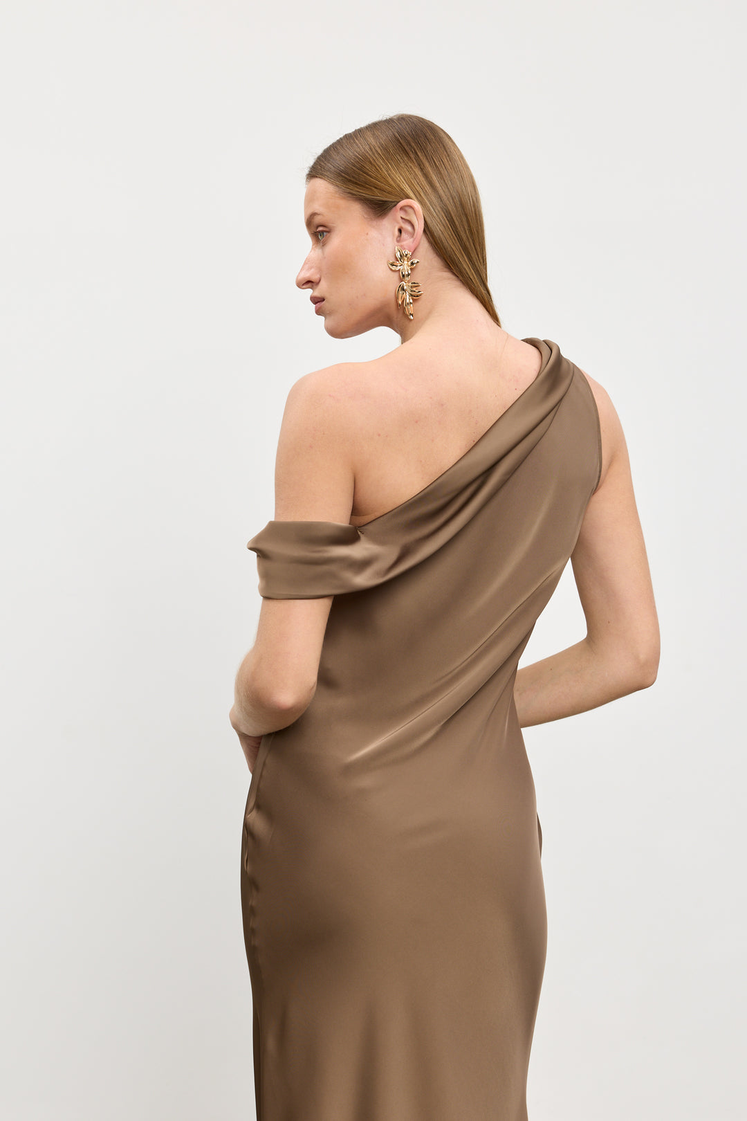 Taylor evening dress |  Coffe