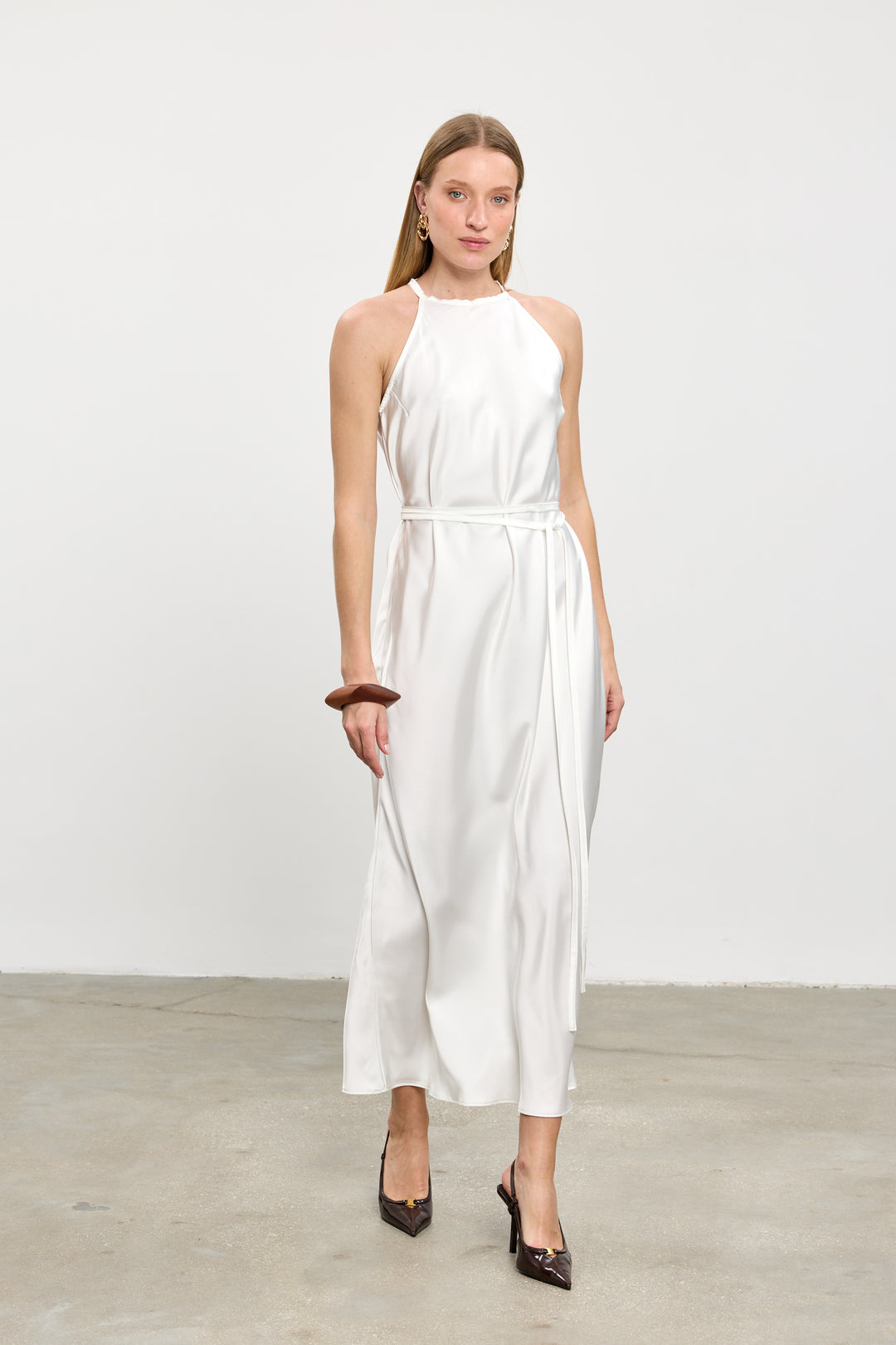 Emma evening dress | White