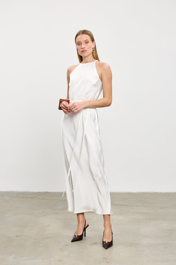 Emma evening dress | White
