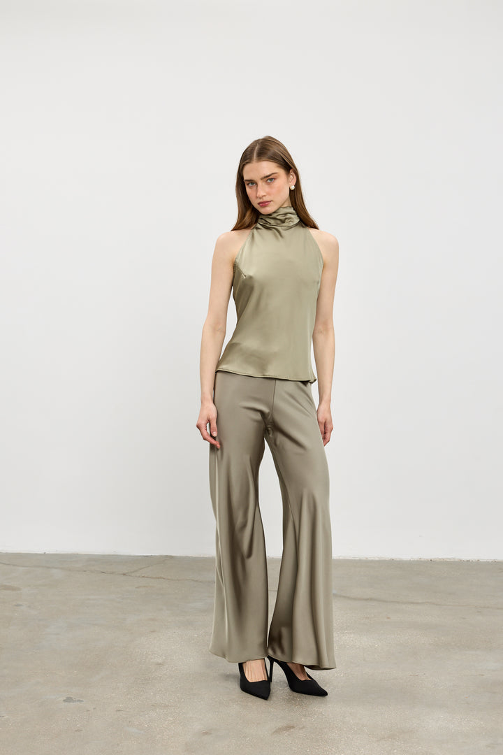 Arlo evening pants | Olive