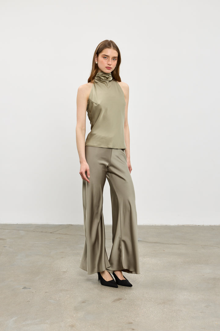 Arlo evening pants | Olive