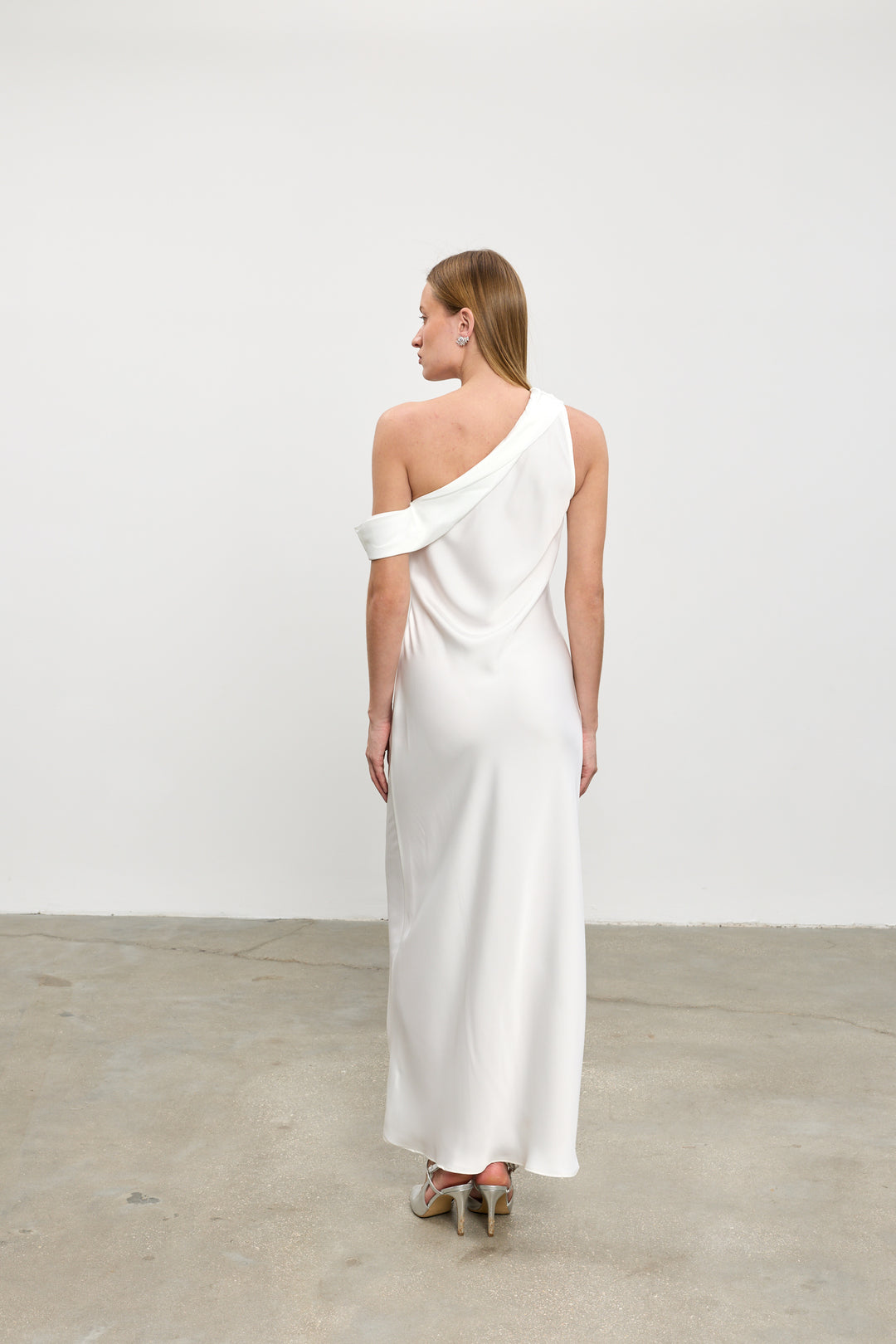 Taylor evening dress | White