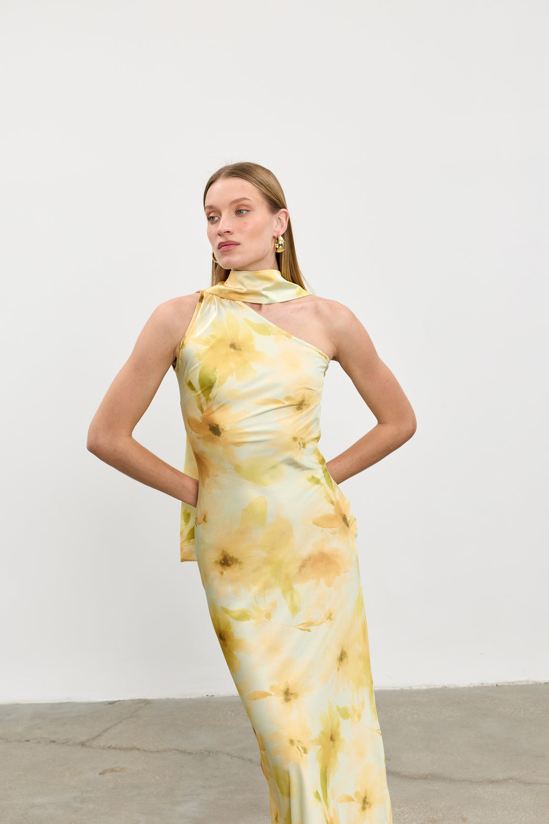 Ellie dress | Yellow Flowers
