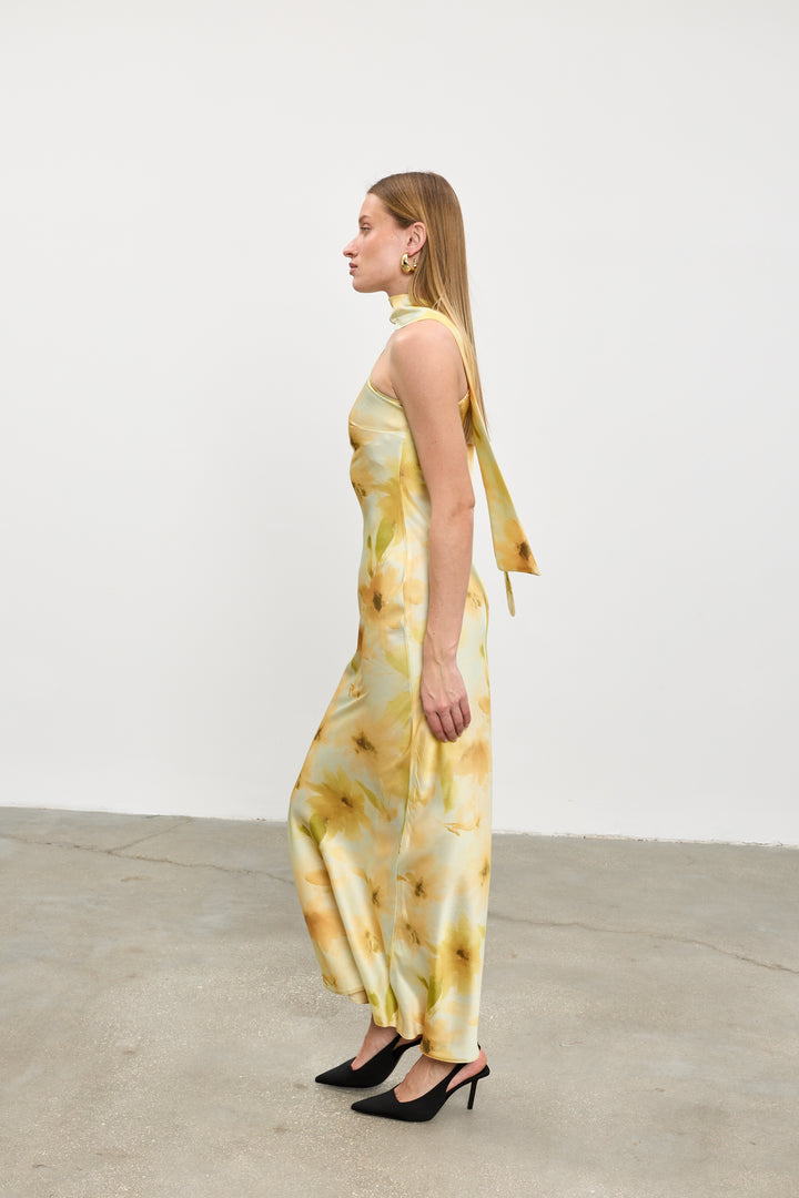 Ellie dress | Yellow Flowers