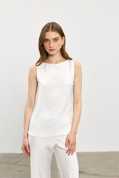 Cami top | White