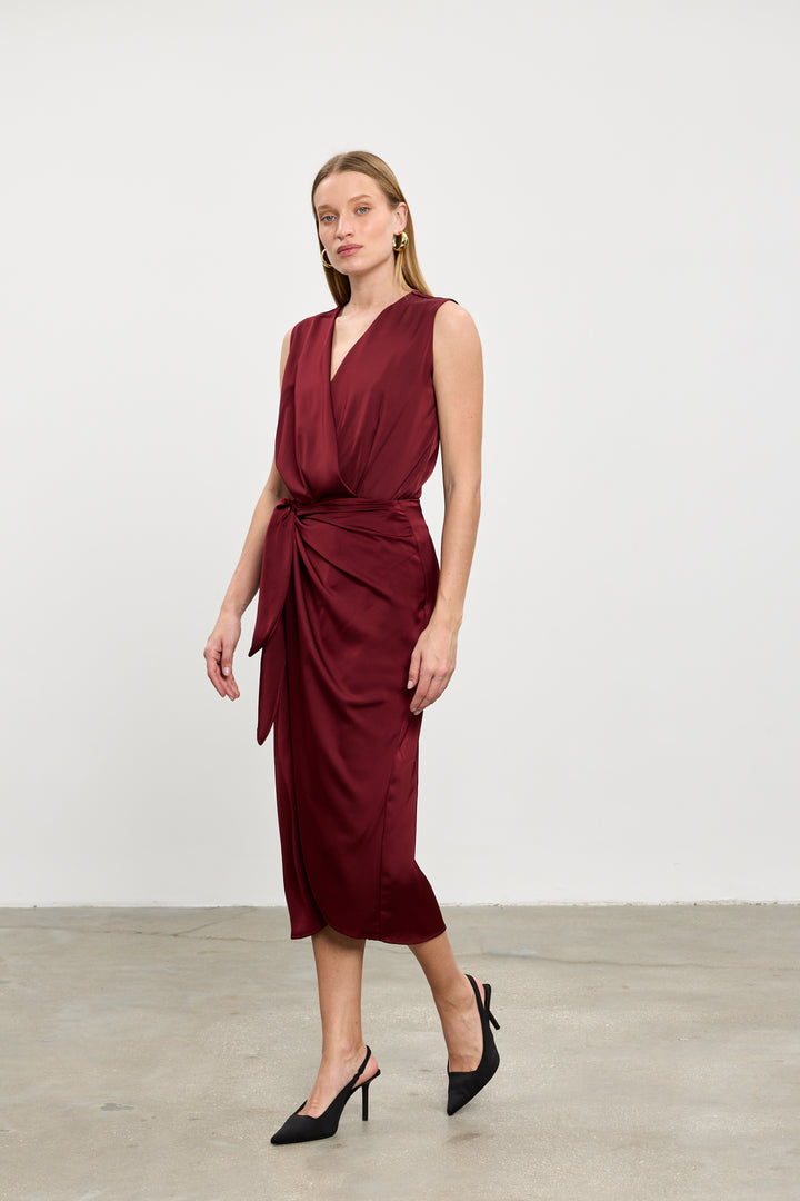 Bri top bodysuit | Bordeaux