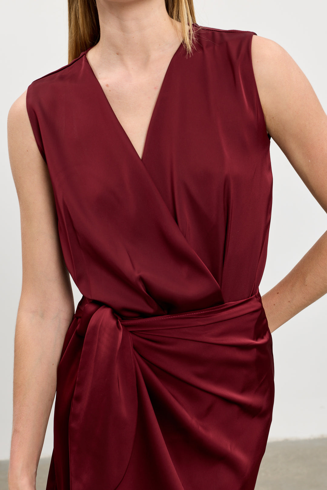 Bri top bodysuit | Bordeaux