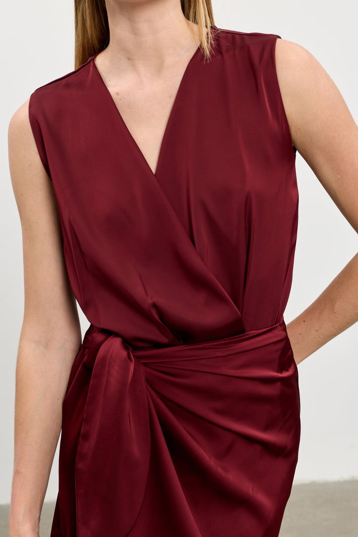 Bri top bodysuit | Bordeaux