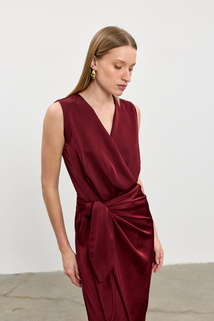 Bri top bodysuit | Bordeaux