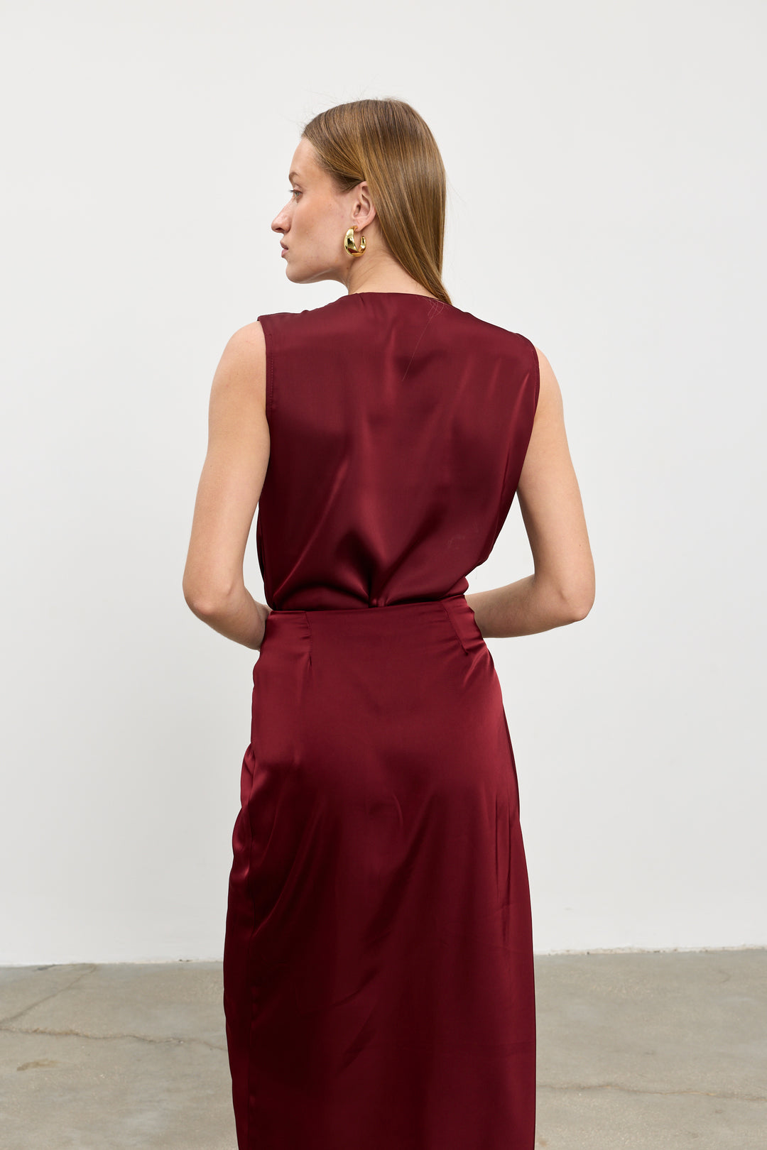 Bri top bodysuit | Bordeaux