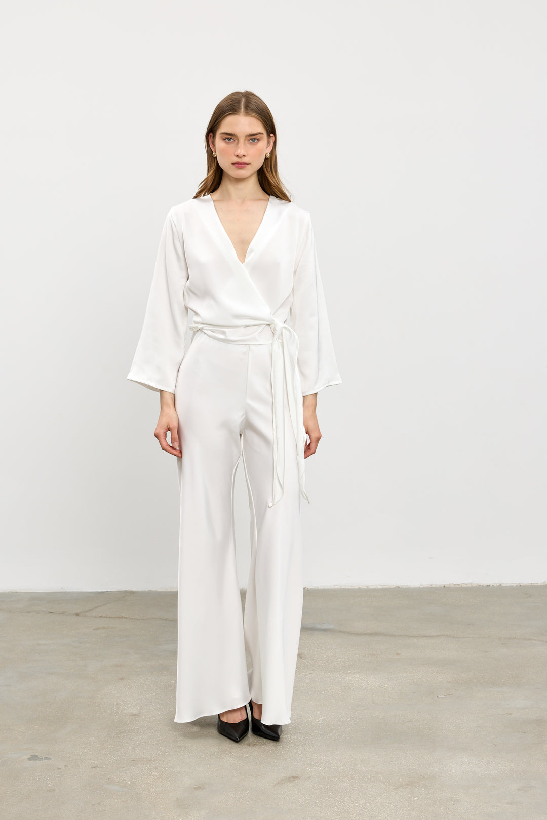 Maria wrap top | White