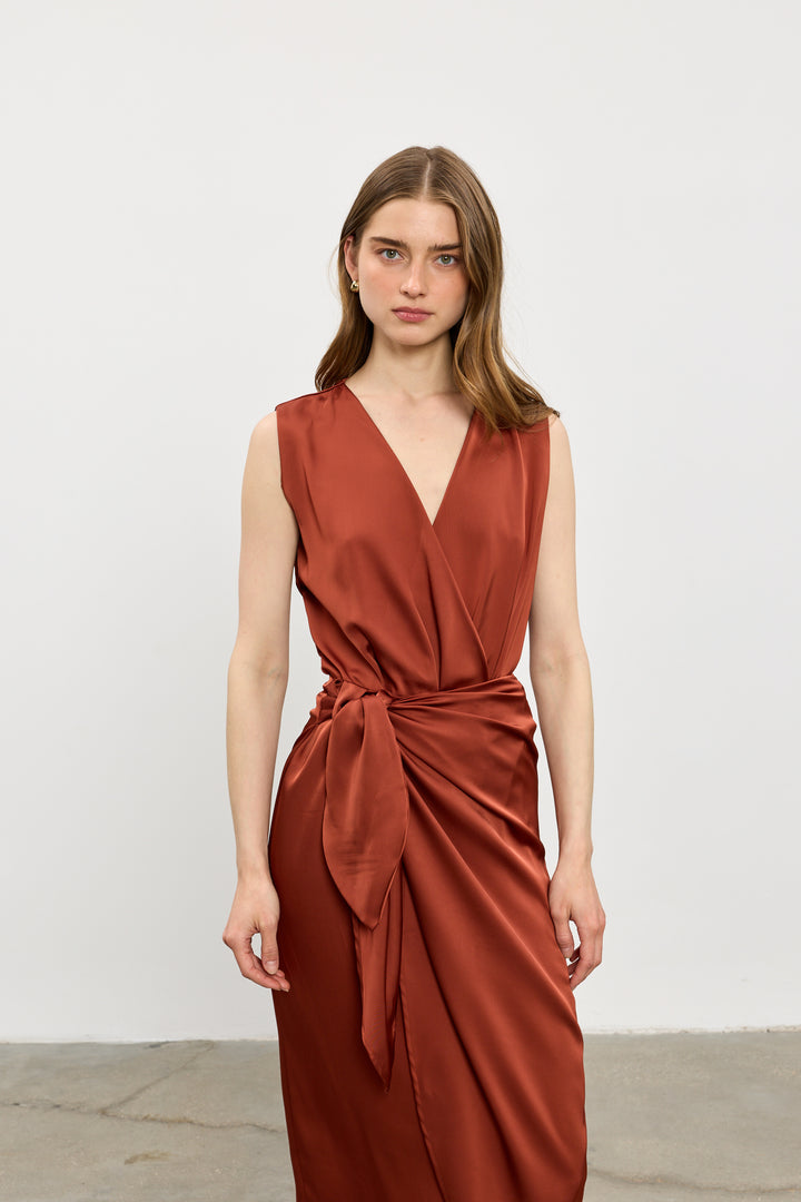 Bri top bodysuit | Rust