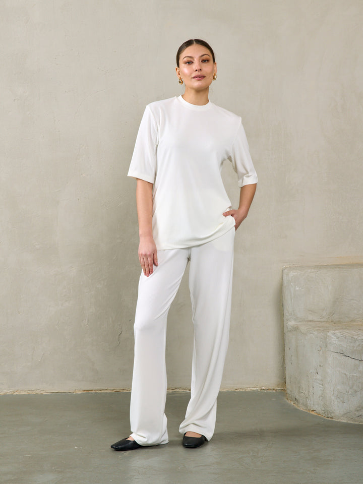 Emery Pants | White