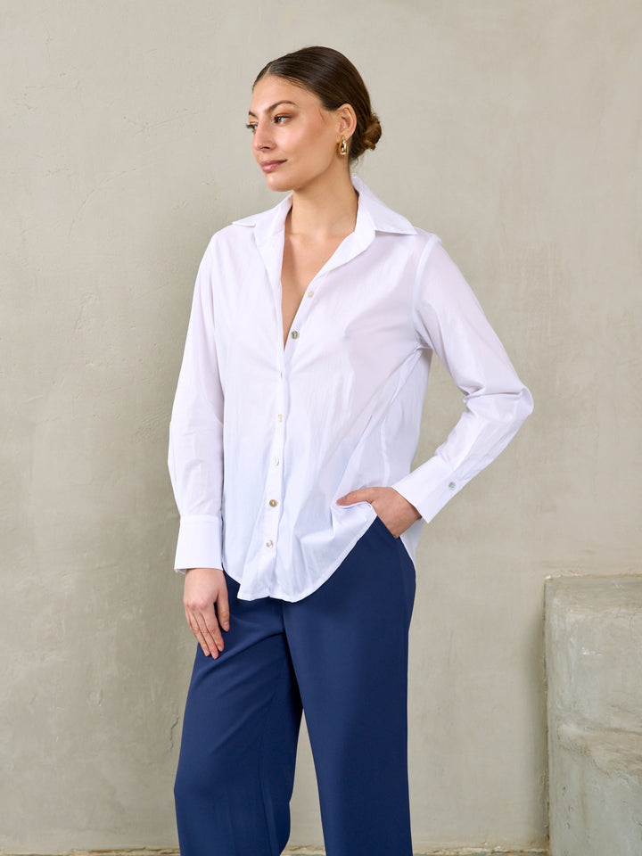 Cotton Classic Lina Shirt | White