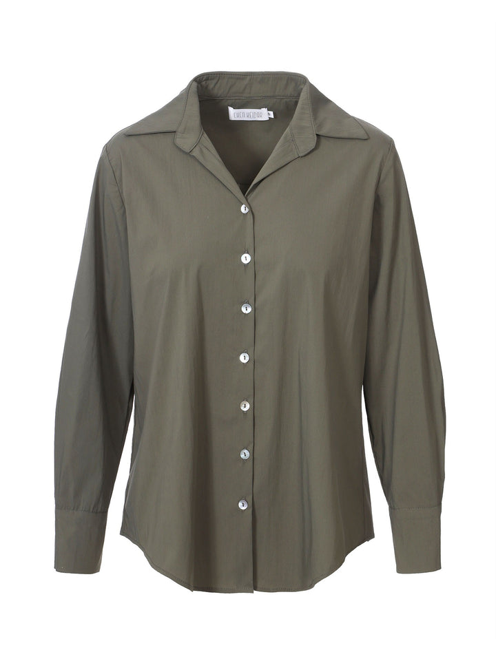 Cotton Classic Lina Shirt | Olive