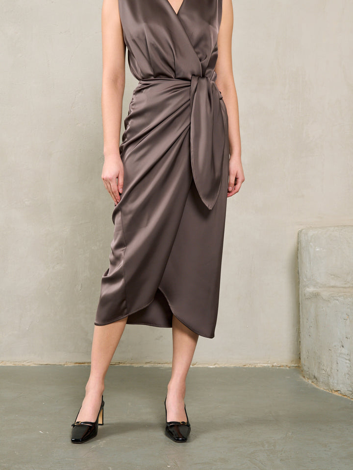 Kamilia wrap skirt | Graphit