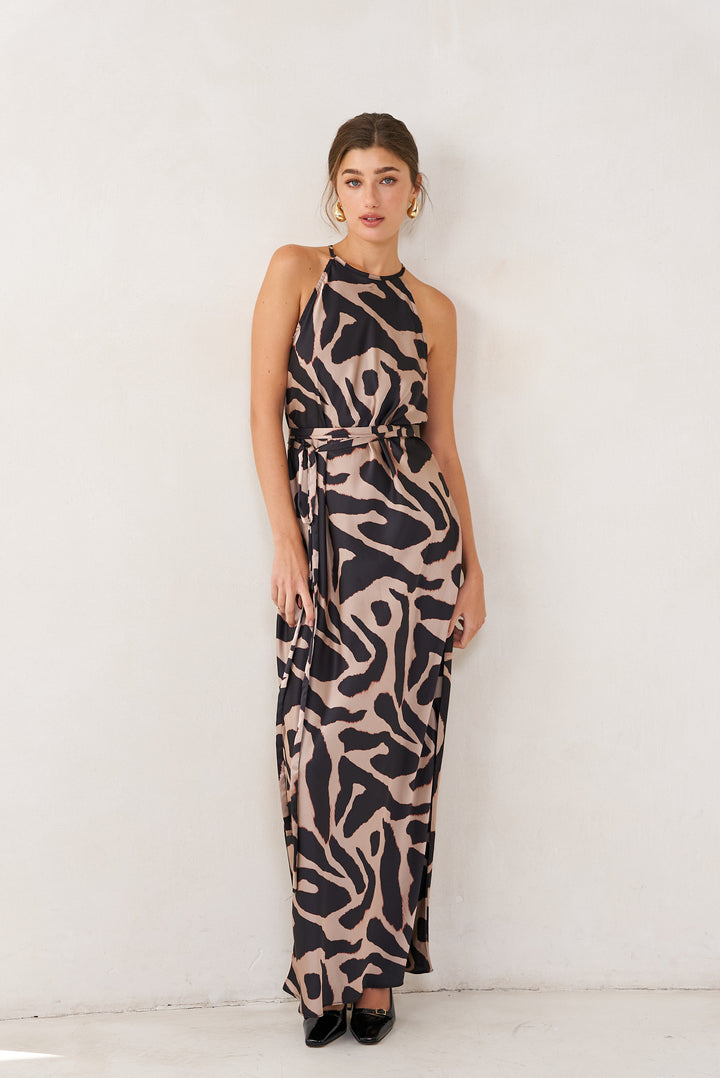 Emma evening dress | jungle