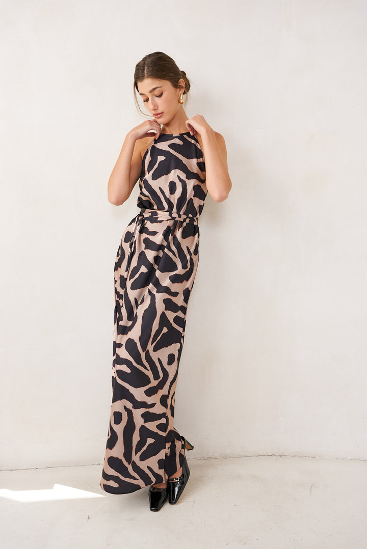 Emma evening dress | jungle