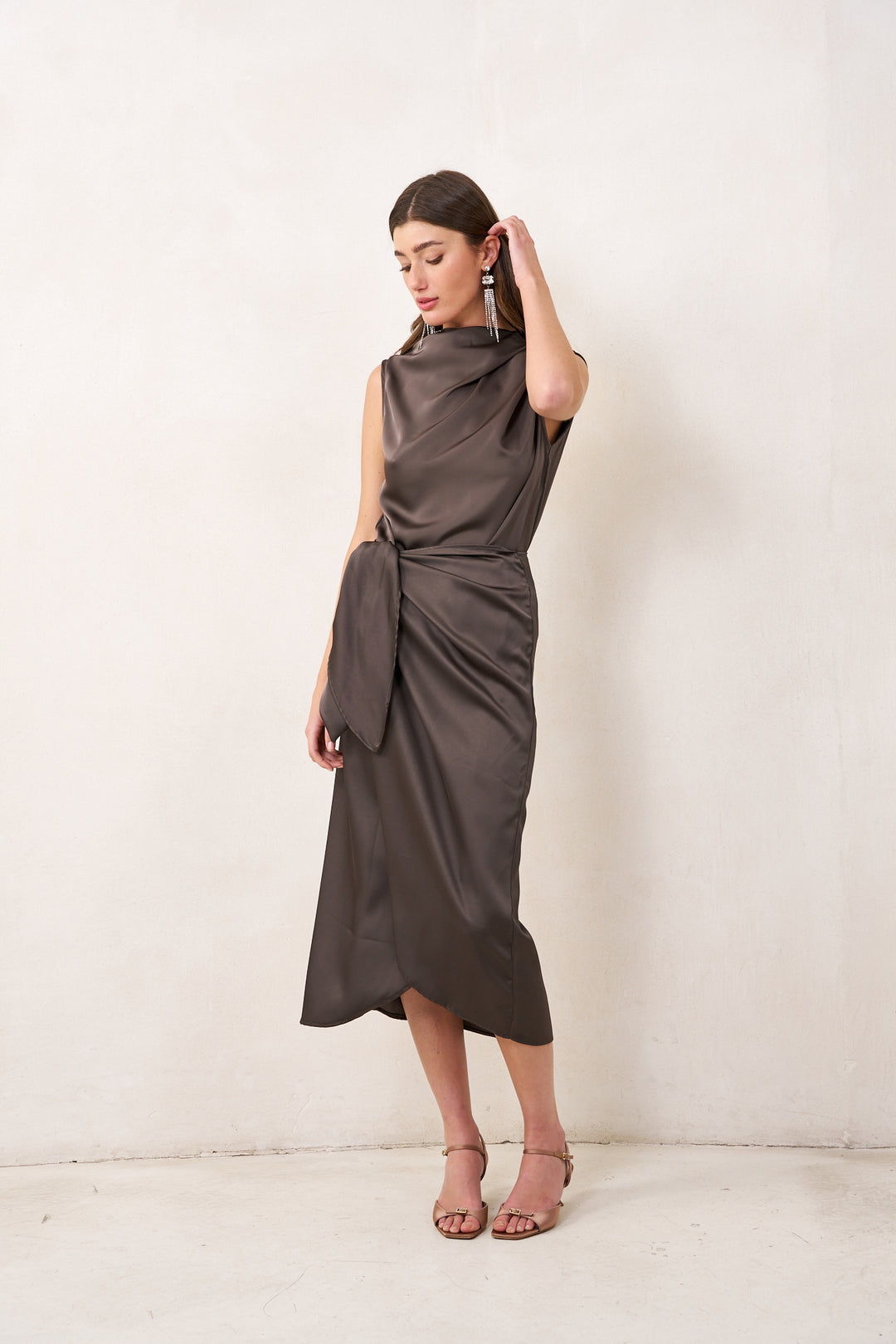 Kamilia wrap skirt | Graphit