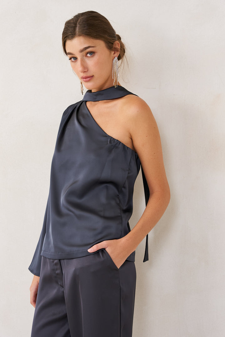 Jolie one shoulder | Dark grey