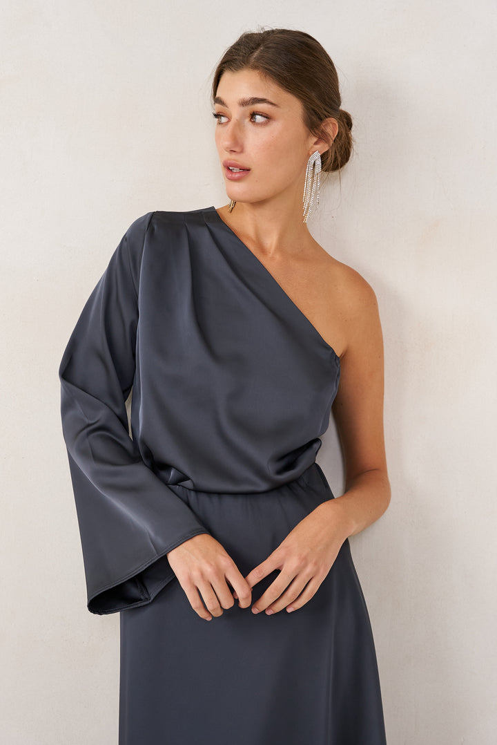 Jolie one shoulder | Dark grey