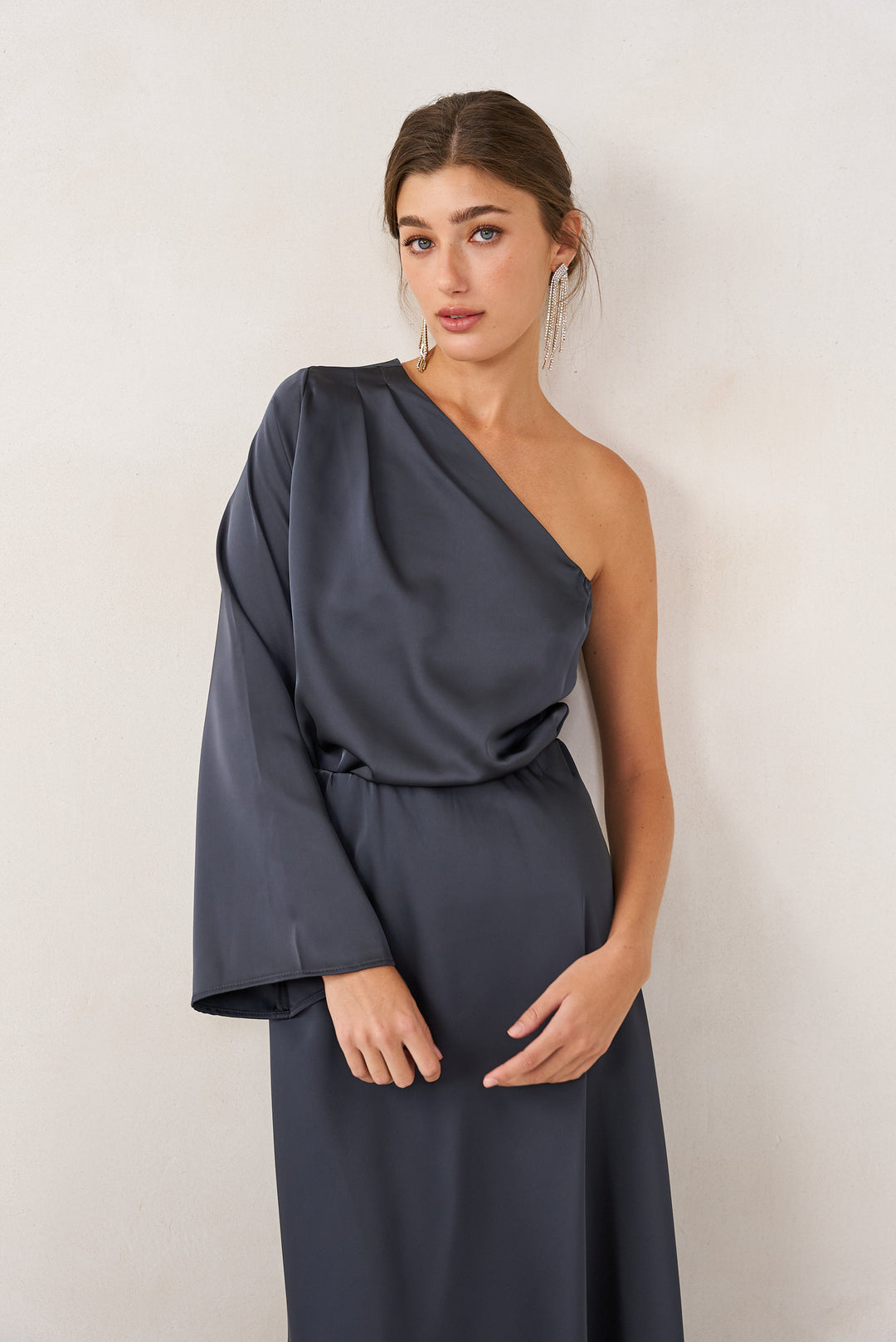 Jolie one shoulder | Dark grey