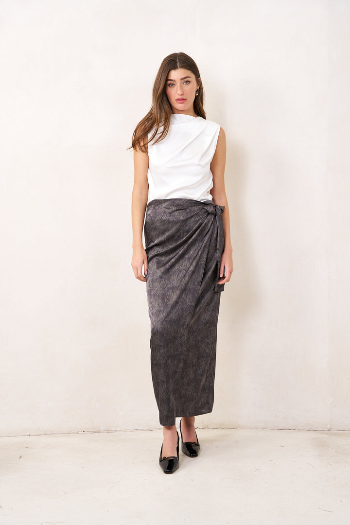 Amy wrap skirt | Forest