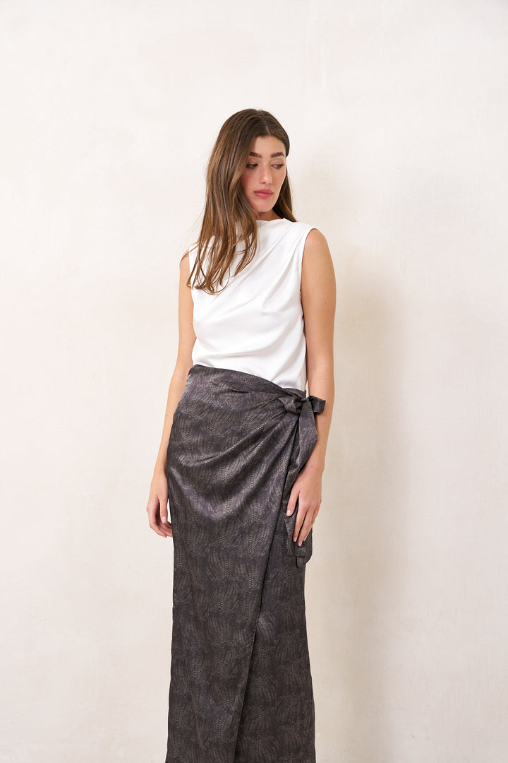 Amy wrap skirt | Forest