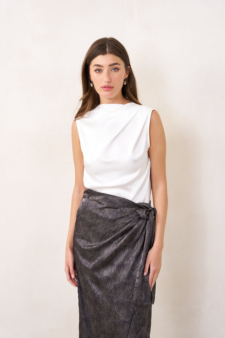 Amy wrap skirt | Forest