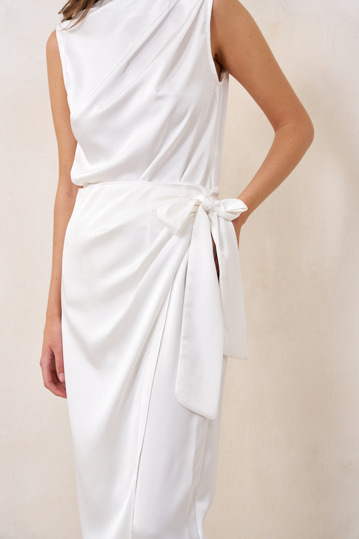 Amy wrap skirt | White