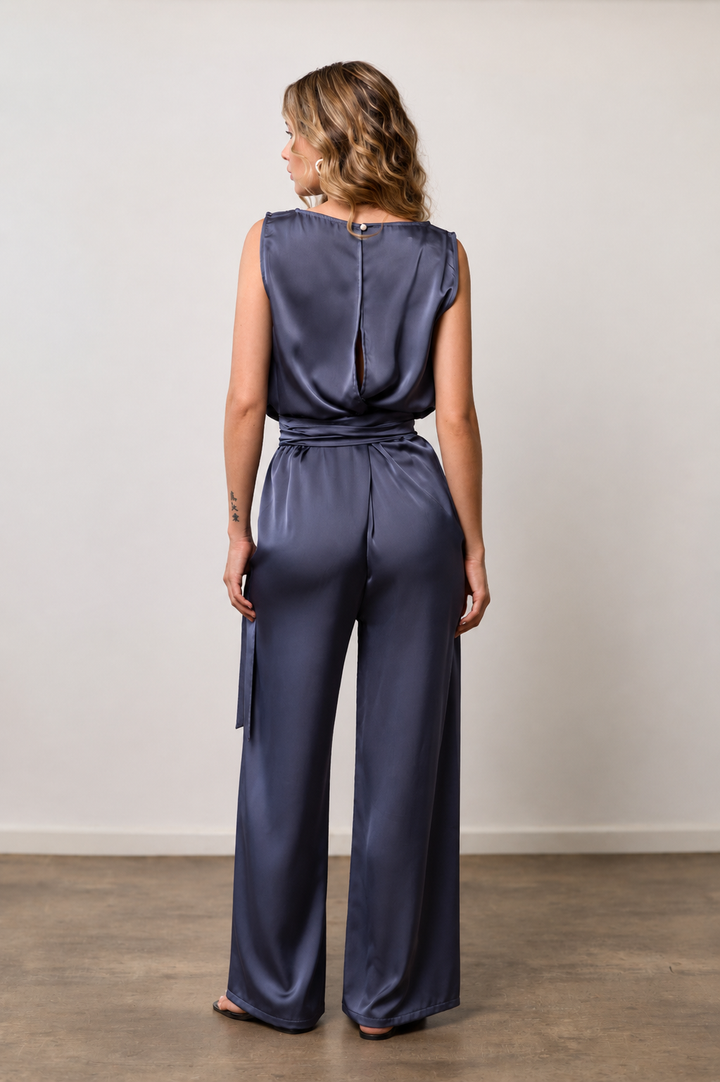 Helen jumpsuit | Steel blue