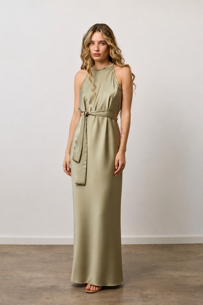 New Emma evening dress | Olive