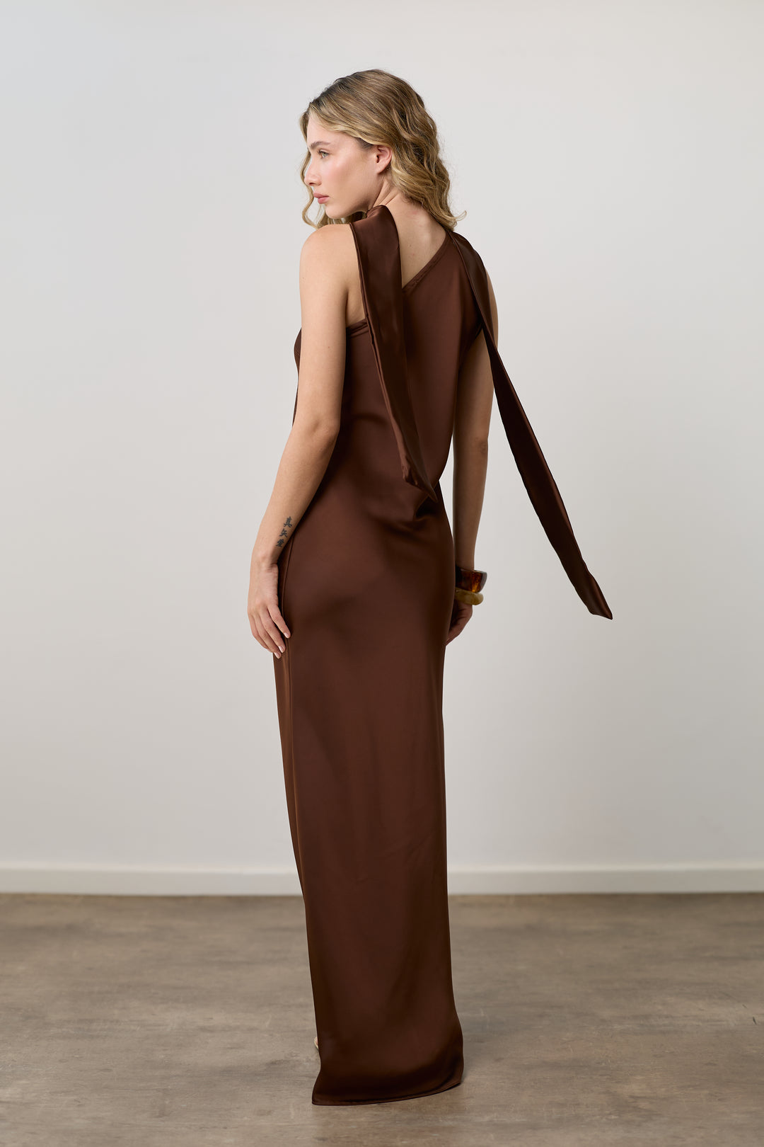 Ellie dress | Dark Chocolate Brown