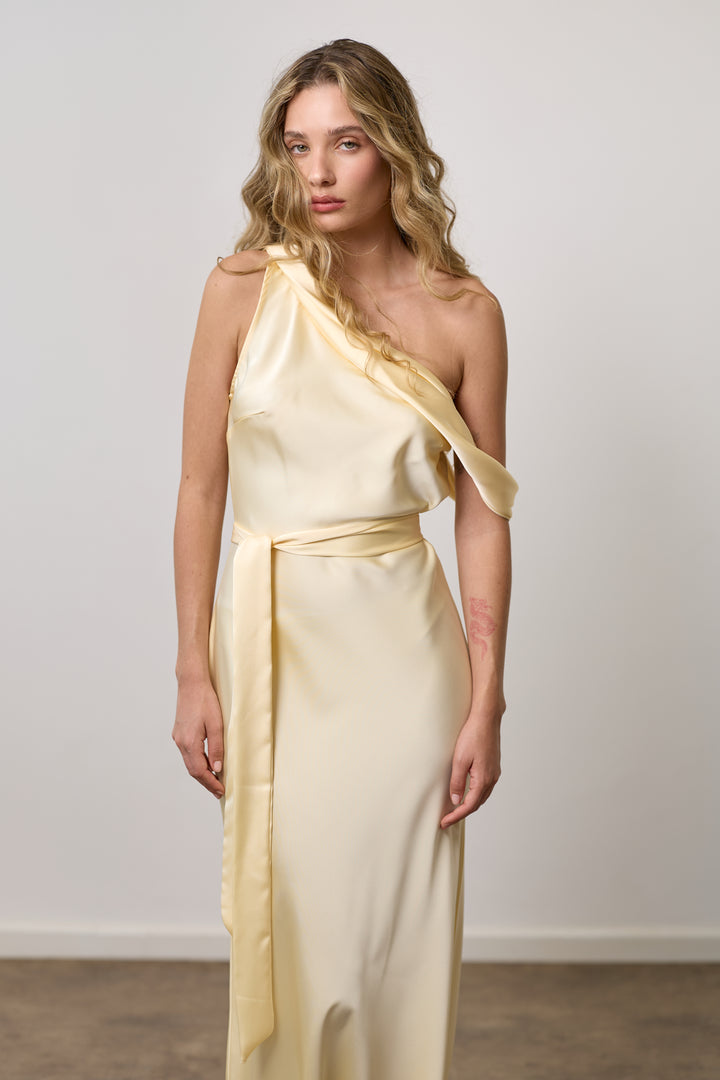 Taylor evening dress |  Butter Yellow